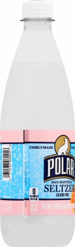 Polar Ruby Red Grapefruit Seltzer Perspective: back