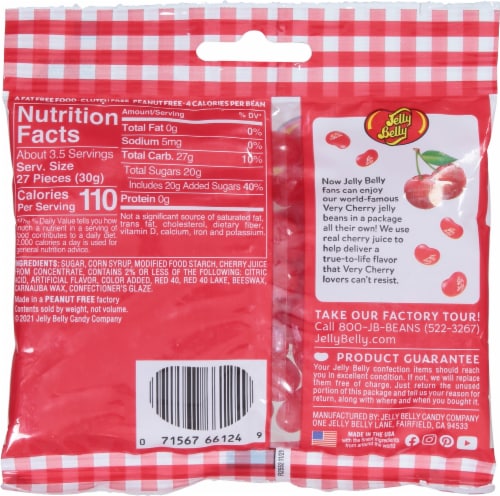 Jelly Belly® Bonanza Very Cherry Jelly Beans Perspective: back