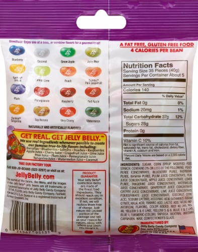 Jelly Belly Fruit Bowl Jelly Beans Perspective: back
