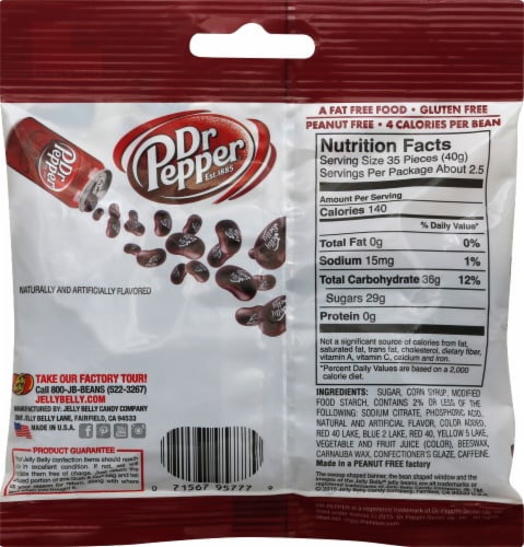 Jelly Belly® Dr. Pepper Jelly Beans Perspective: back