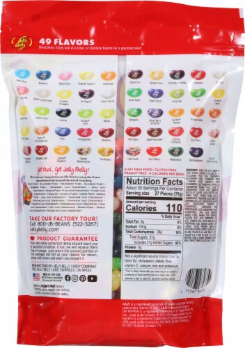 Jelly Belly® Company Original Gourmet Flavors Jelly Beans Perspective: back