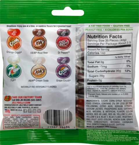Jelly Belly® Soda Pop Shoppe® Jelly Beans Perspective: back