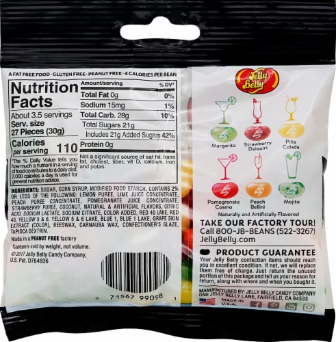 Jelly Belly® Cocktail Classics Candies Perspective: back