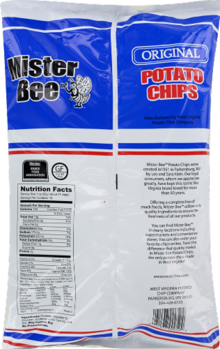 Mister Bee Potato Chips Perspective: back