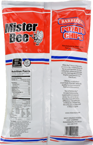 Mister Bee Barbeque Potato Chips Perspective: back
