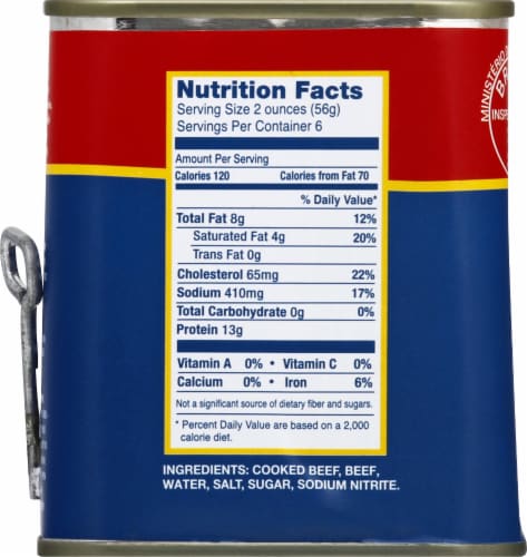 Hereford Reduced Sodium Corned Beef Perspective: back