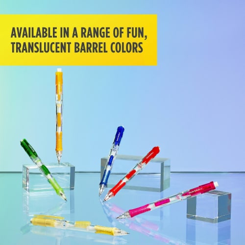 Paper Mate Clear Point Mechanical Pencil Starter - Lime Green/Royal Blue Perspective: back