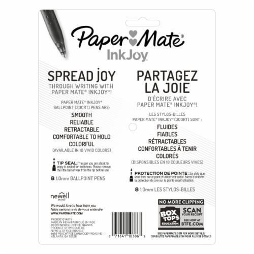 Paper Mate® InkJoy® Medium Point Retractable Pens - Assorted Perspective: back