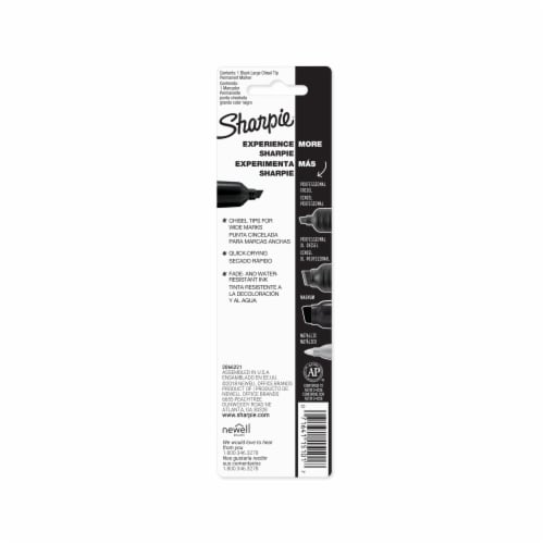 Sharpie® Pro King Size Marker - Black Perspective: back