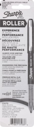Sharpie® Roller 0.5mm Pen Stylos - Black Perspective: back