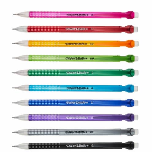 Paper Mate® Mechanical Pencils, Write Bros. Strong #2 Pencil for Less Lead Breakage, 0.9mm, 12 Count Perspective: back