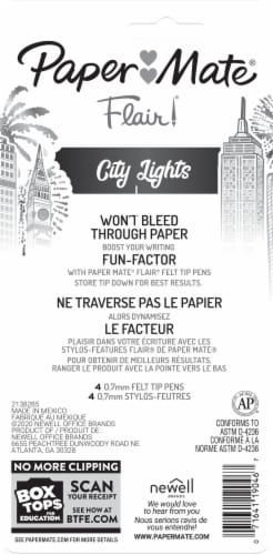 Paper Mate® Metallic Flair® Felt Pens Perspective: back
