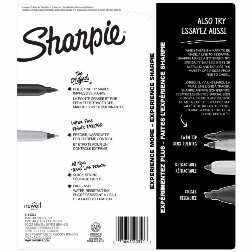 Sharpie Fine Point Permanent Markers - Assorted, 12 pk - Kroger