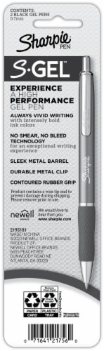 Sharpie® S-Gel™ Metal 0.7 MM Pens - Black Perspective: back
