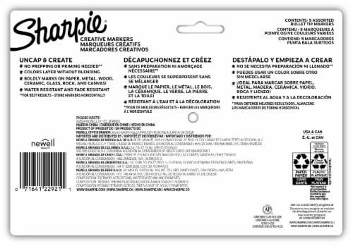 Sharpie® Water Based Acryllc Creative Markers Perspective: back
