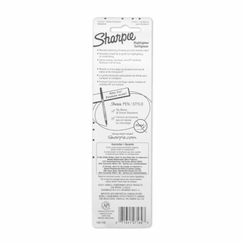 Sharpie® Highlighter - Yellow Perspective: back