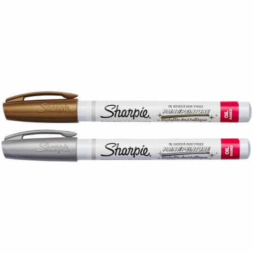Sharpie® Gold and Silver Paint Pens Perspective: back