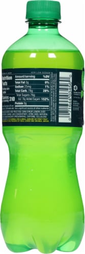 SKI Citrus Soda Bottle Perspective: back