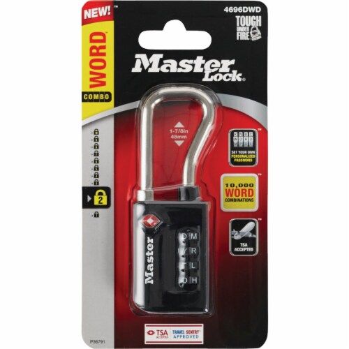 Master Lock 1 5 16 Tsa Combo Lock 4696D 1 Kroger