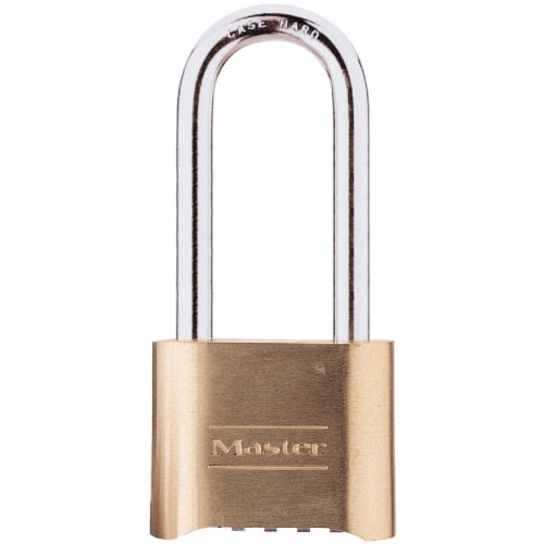 Master Lock® Resettable Combination Padlock with Shackle Perspective: back