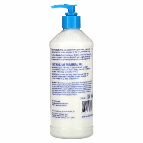 Fruit Of The Earth Aloe Vera After Sun Gel, 20 fl oz Perspective: back