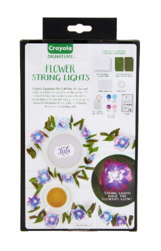 Crayola Signature Make Your Own Flower String Lights Perspective: back