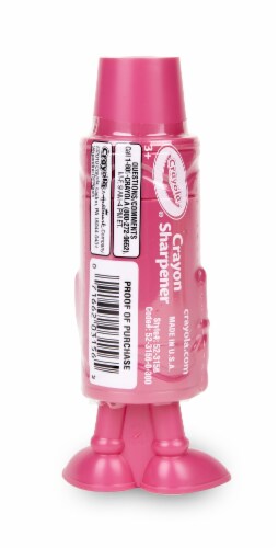 Crayola® Crayon Sharpener - Pink Perspective: back