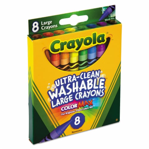 Crayola® Ultra Clean Washable™ Large Crayons Perspective: back