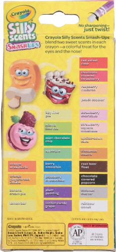 Crayola® Silly Scents® Smashups™ Mini Twistable Crayons Perspective: back