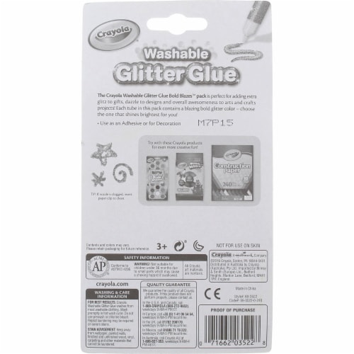 9 ct. Glitter Glue Tubes - Sparkling Glue