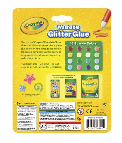 Crayola® Pipsqueaks Washable Glitter Glue Perspective: back