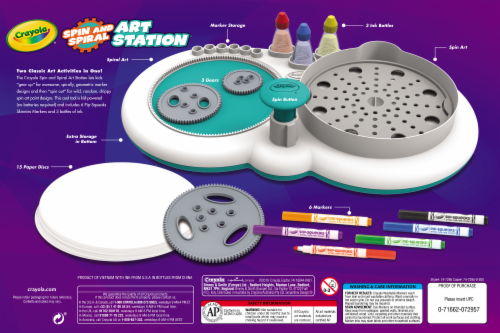 Crayola® Spin and Spiral Art Station Perspective: back