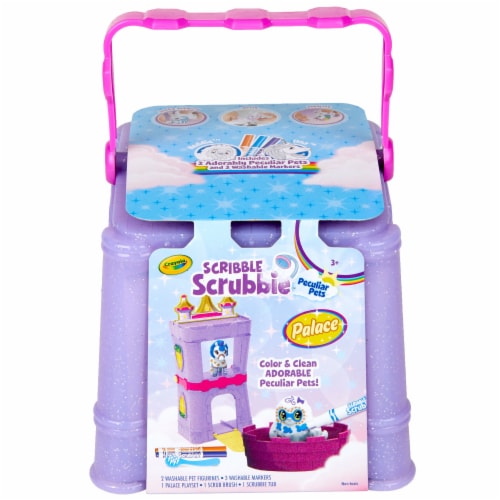 Crayola® Scribbie Scrubble™ Peculiar Pets Palace Activity Toy Perspective: back