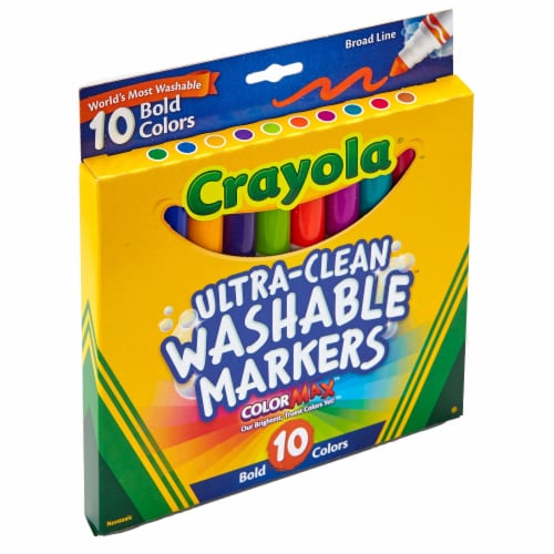 Crayola® ColorMAX™ Bold Ultra-Clean Washable™ Markers Perspective: back