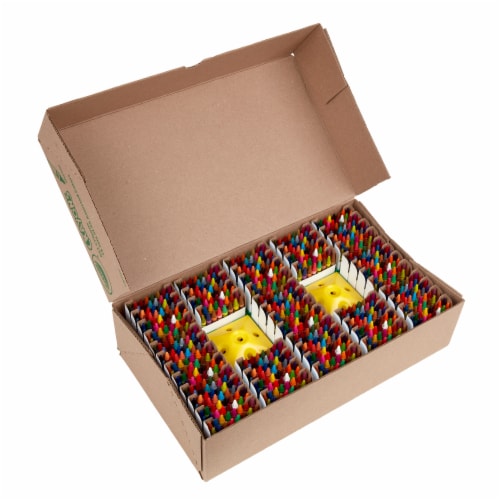 Crayola 64-Color Crayon Classpack - Assorted - 832 / Box Perspective: back