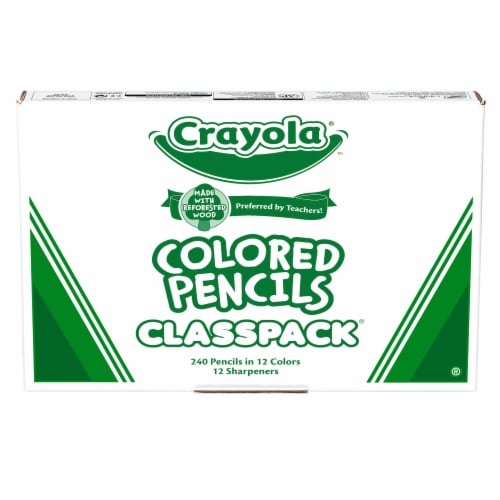 Crayola Waterproof Colored Pencil Classpack, Assorted Colors, Set of 240