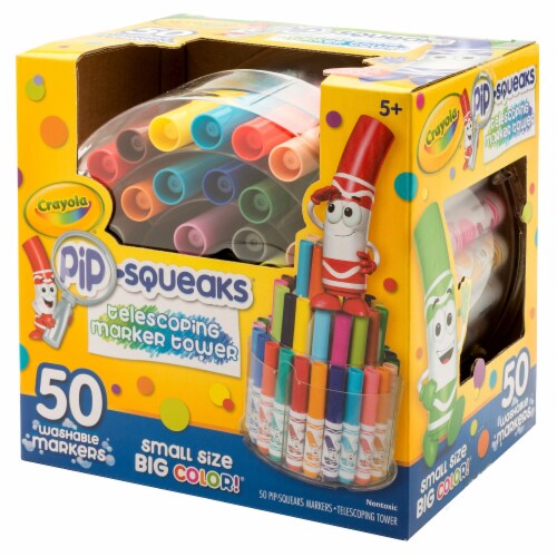 Crayola® Pip-Squeaks Telescoping Marker Tower Perspective: back