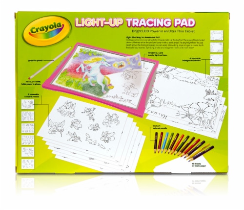 Crayola® Light-Up Tracing Pad - Pink Perspective: back