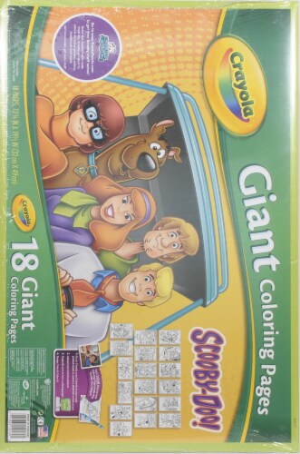 Crayola Scooby-Doo Giant Coloring Pages Perspective: back