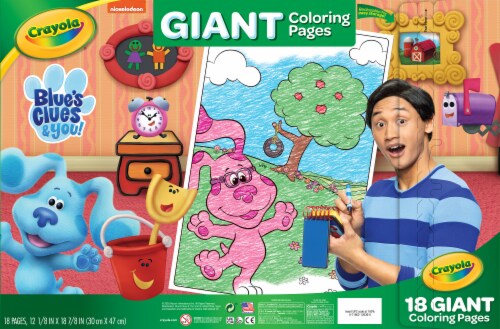 Crayola Giant Coloring Pages Blue's Clues & You Perspective: back