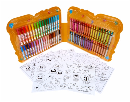 Crayola Pinkfong Baby Shark Art Set Perspective: back