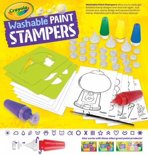 Crayola® Washable Paint Stampers Perspective: back
