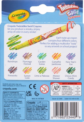 Crayola® Twistables® Swirl Crayons Perspective: back