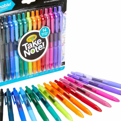 Crayola Take Note! Washable Gel Pens (14 Count)