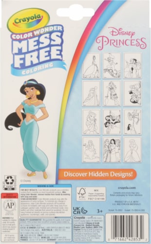 Crayola Color Wonder Disney Princess Mini Box Set Perspective: back