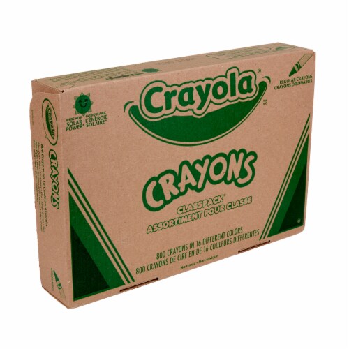 Classpack Regular Crayons, 16 Colors, 800/Box Classpack Regular Crayons, 16 Colors, 800/Box