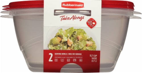 Rubbermaid® TakeAlongs Round BPA-Free Plastic Food Storage Container Perspective: back