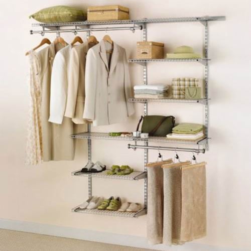 Rubbermaid® Configurations Custom Closet Organizer Deluxe Kit - Titanium, 1  ct / 3-6 ft - Foods Co.