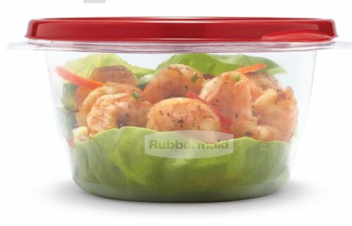 Rubbermaid® TakeAlongs Round BPA-Free Plastic Food Storage Container - 4 pack Perspective: back