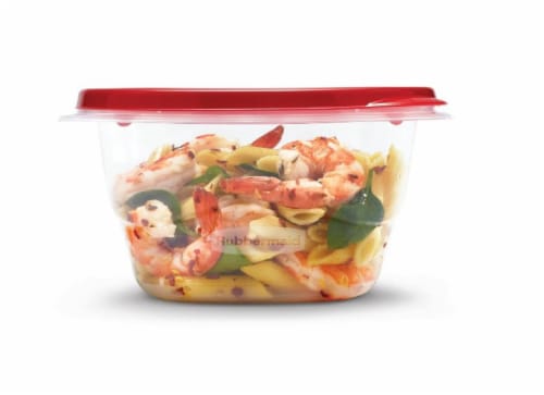 Rubbermaid® TakeAlongs® Quick Clik Seal™ Deep Square Food Storage Containers Perspective: back